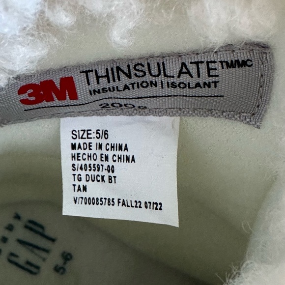 GAP Toddler Sherpa-Lined Duck Boots (SH99) - Picture 9 of 10